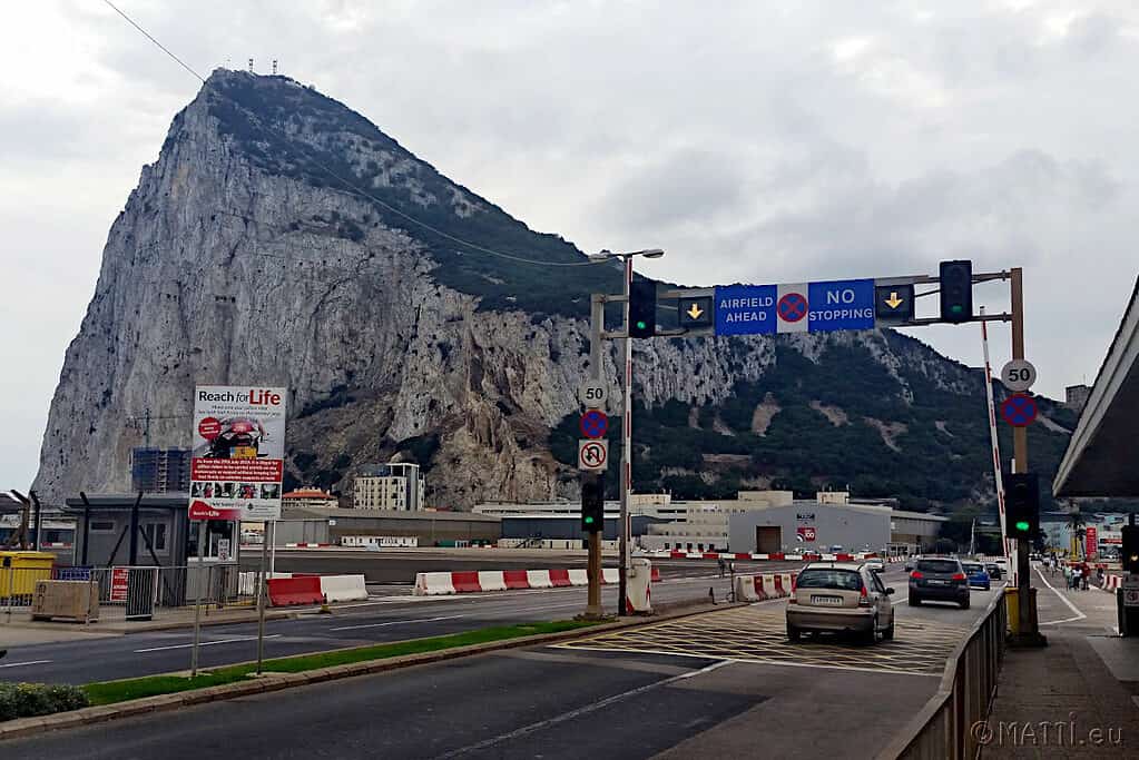 Grenzübergang nach Gibraltar