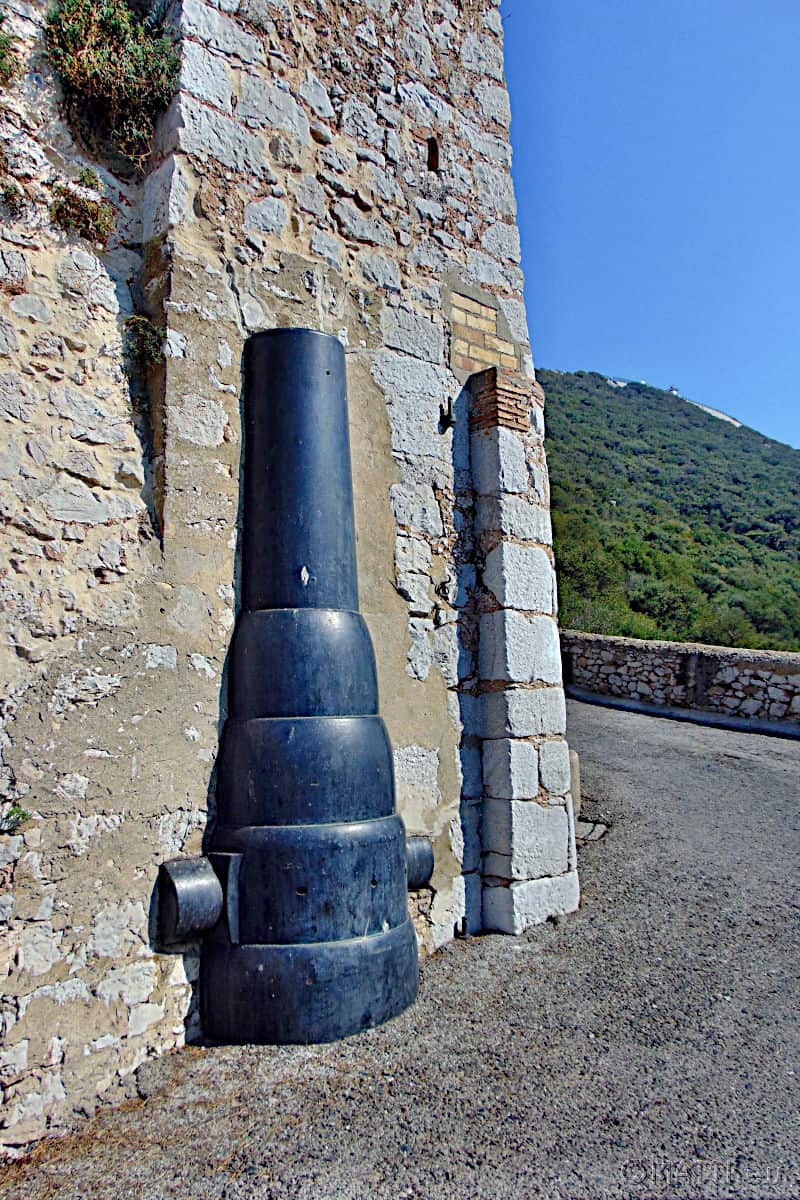 Gibraltar – defensive Kanone