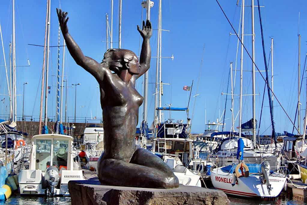 Madeira – Skulptur an Marina